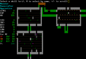 An example of a roguelike